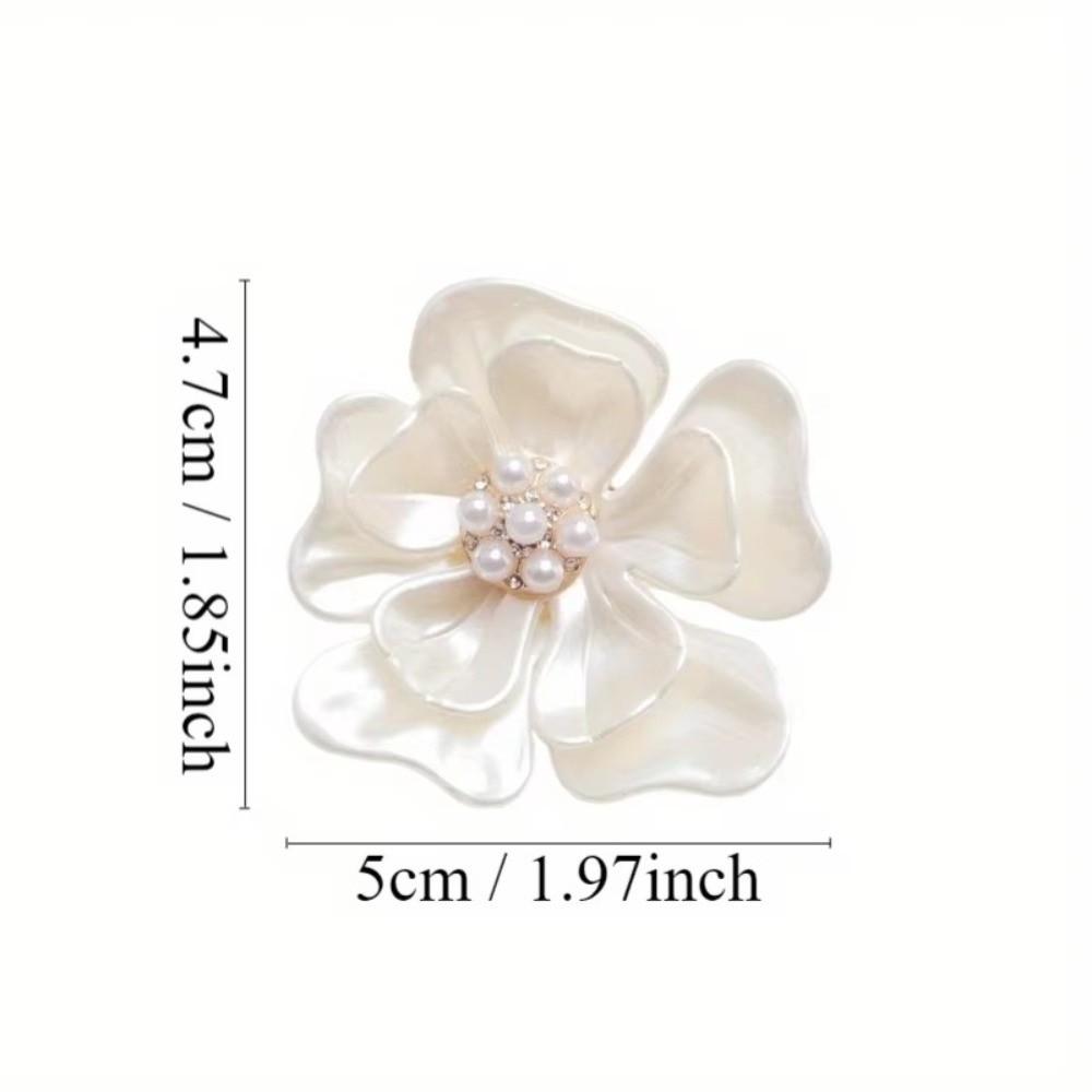 Pearl Plant Pins Elegant Design Dressing Decoration Jewelry Accessories Brooch Gift