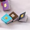 1/12 4Pcs/Set Dollhouse Miniature Mini Books Model Furniture Accessories Fun Bookstore Little Man Book Dollhouse Accessories