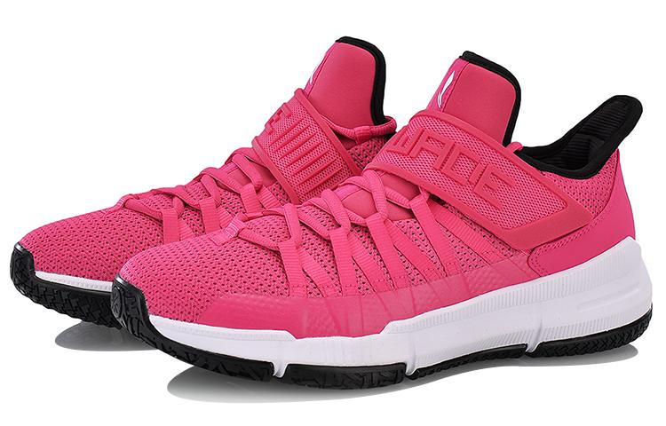 Li Ning Full Court Basketball Shoes Unisex Mid Top Red/Black ABCN017-5