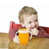 Trainer Cup 240ml Capacity 360 Degrees Sealing Double Handles Baby Silicone Drinking Cup for Home