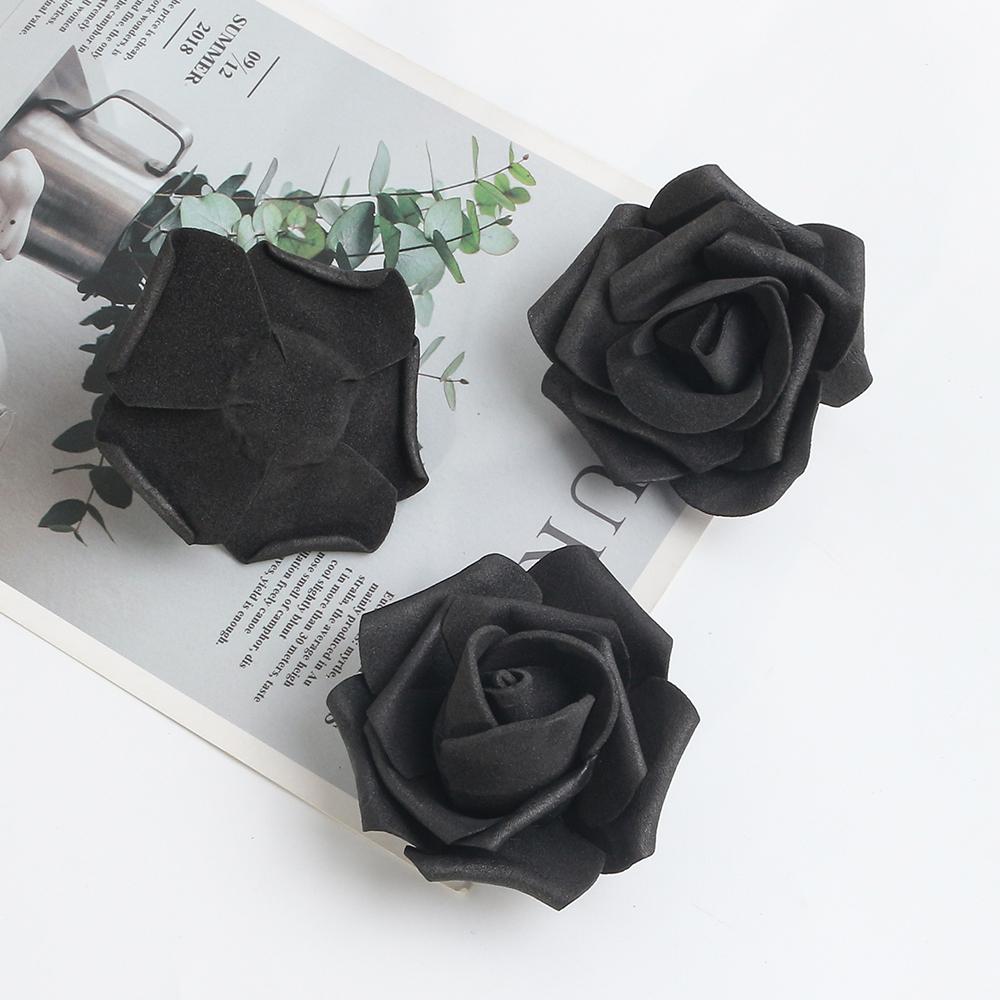 10/20/40 Stück Künstliche Rosenköpfe 7CM Kunstblumen Hochzeitsdekoration Wohnzimmer Dekoration Gartenparty DIY Girlande Zubehör