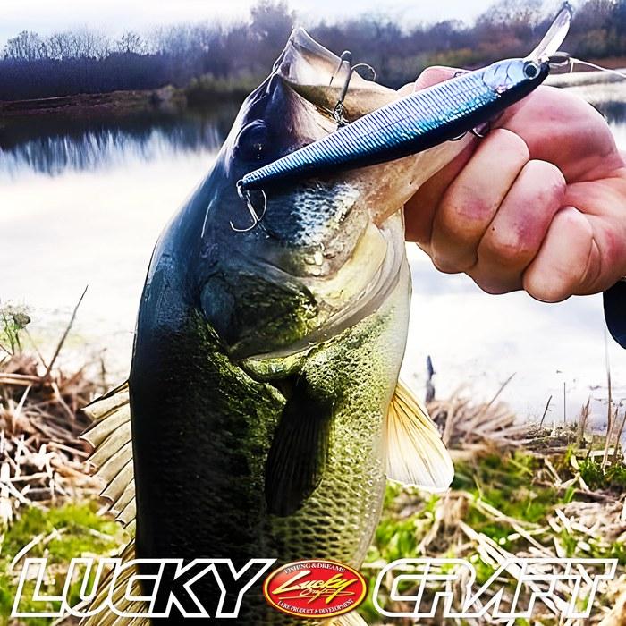 Lucky Craft USA Slender Pointer 112MR - US Standard Color Fishing Lure Minnow (250 Chartreuse Shad)