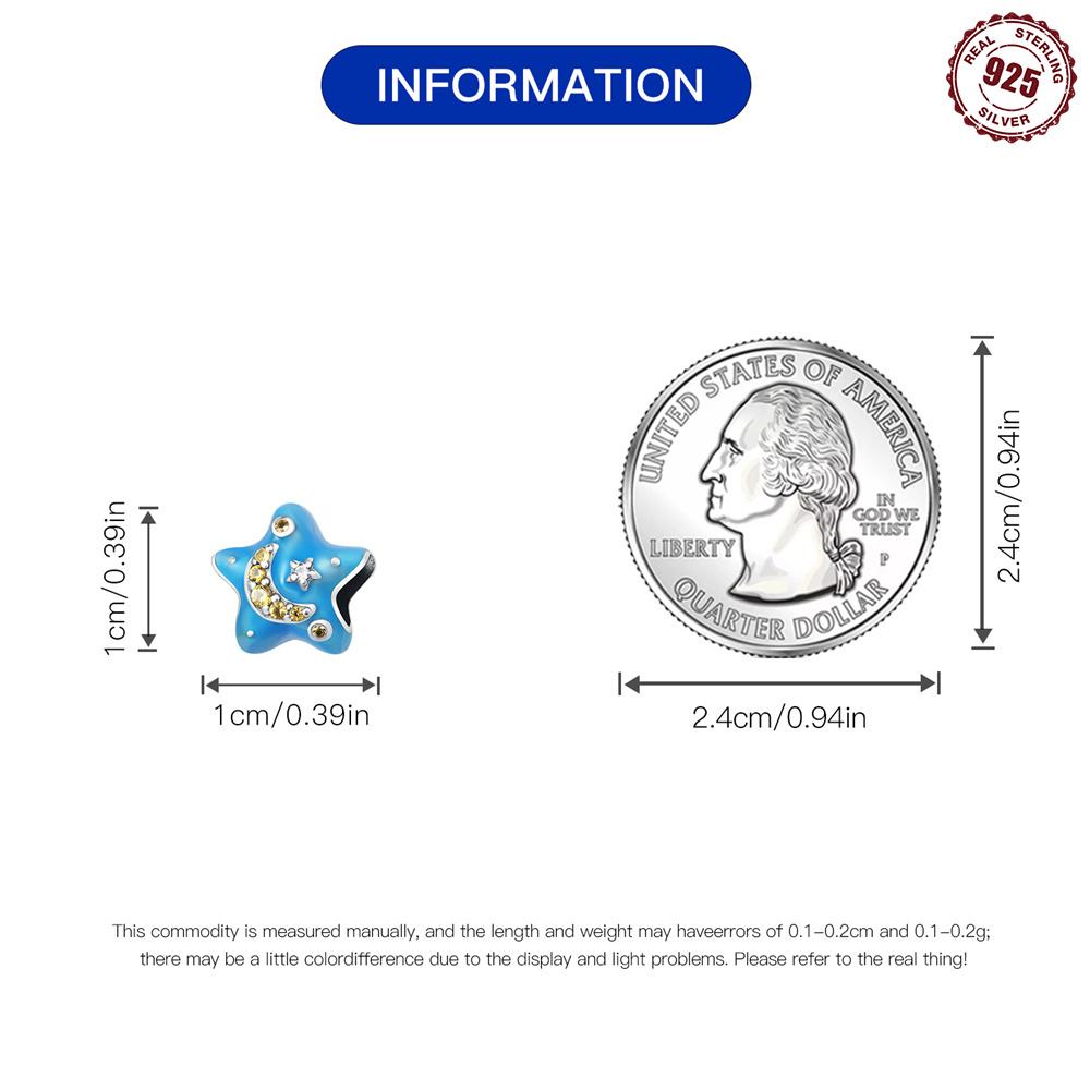 Beads Copper Charms Original Variable Temperature Stars Moon Sun Beads Fit Bracelet Jewelry Diy Fine Gift Accessory