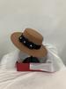 Autumn and Winter New Flat Top Top Top Hat Women's French Light Luxury Thousand Gold Woolen Hat Elegant Pearl Flower Top Hat Self-operated