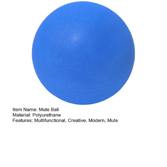 Silent Bounce Ball Moderate Portable Soft High Rebound Reduction Elasticity Noise Kids Entertainment Polyurethane Silent Bounce