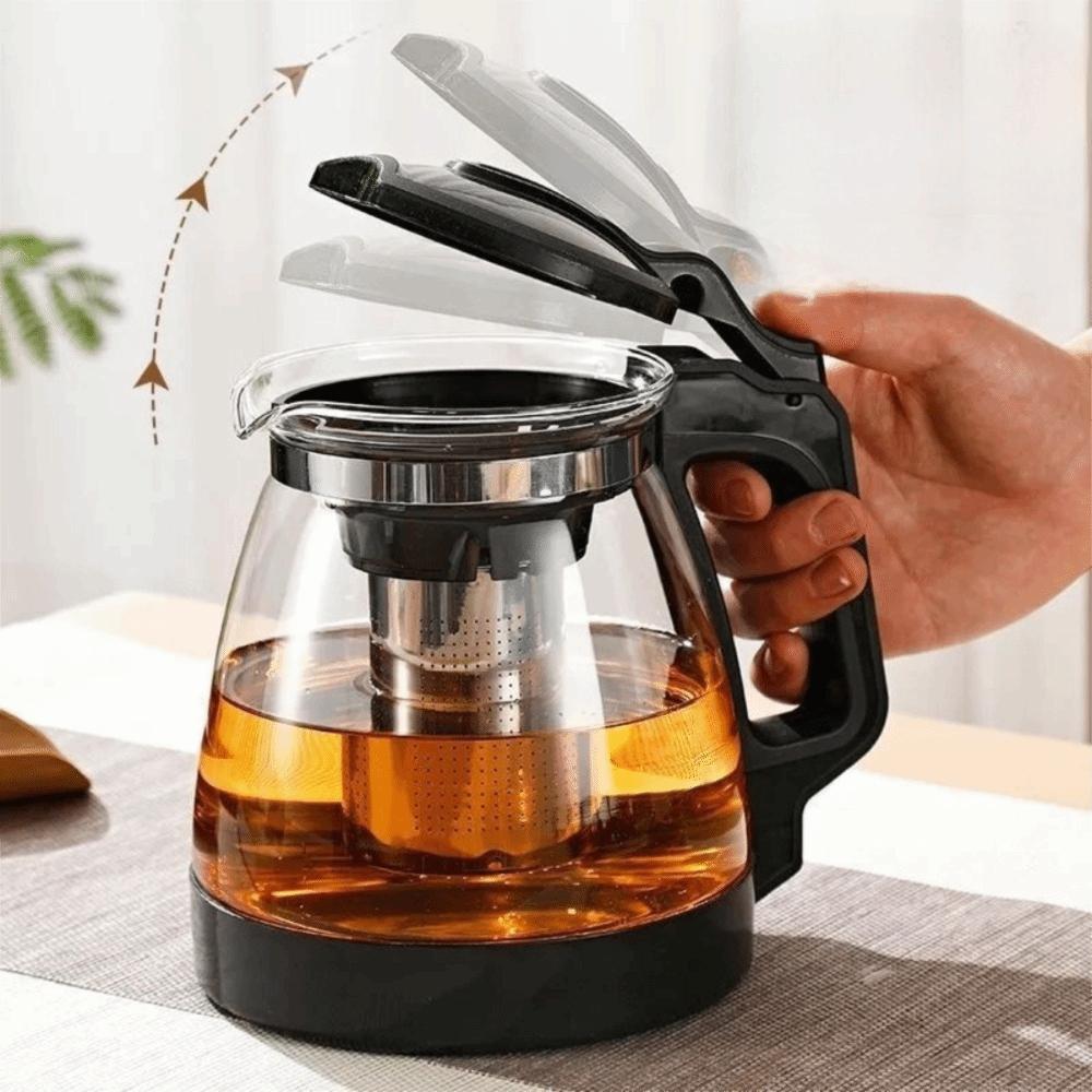Heat Resistant Strainer Tea Kettle with Filter Kung Fu Teaware Tea-Water Separator Pot Office