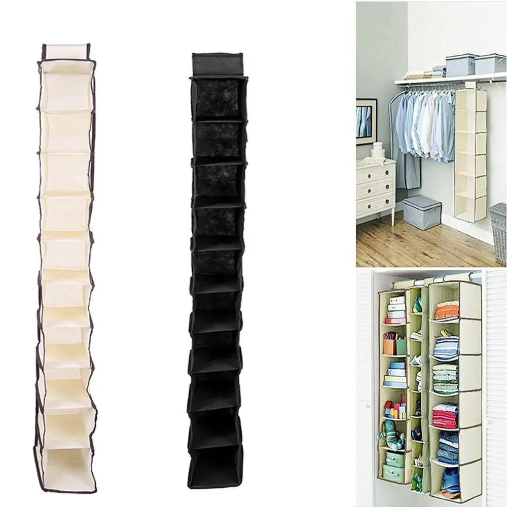 Hängende Aufbewahrungstasche mit 10 Schichten, Schrank-Organizer, Kleiderschrank-Organizer, Aufbewahrungstasche für Kleidung an der Tür, Schuhe, Hängeschrank-Organizer