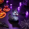 Dark Aesthetic Home Decoration 3D Printed Wolf Duck Collectible Figurine, Halloween Striking Wildlife Desk Decor, Miniature Werewolf Decor Statue with