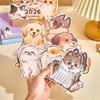 2026 Cute Cat Dog Card Insert Desk Calendar Office Home Monthly 12Month Family Planner Organizer New Year Calendar Desktop Decor