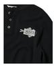 ETCE Bone Snake Henley Neck Waffle Knit (Black)