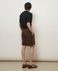 GENERALIDEA Man Temperature Cut Cool Button Collar Half Knit [Black] / Gf2Mkp013