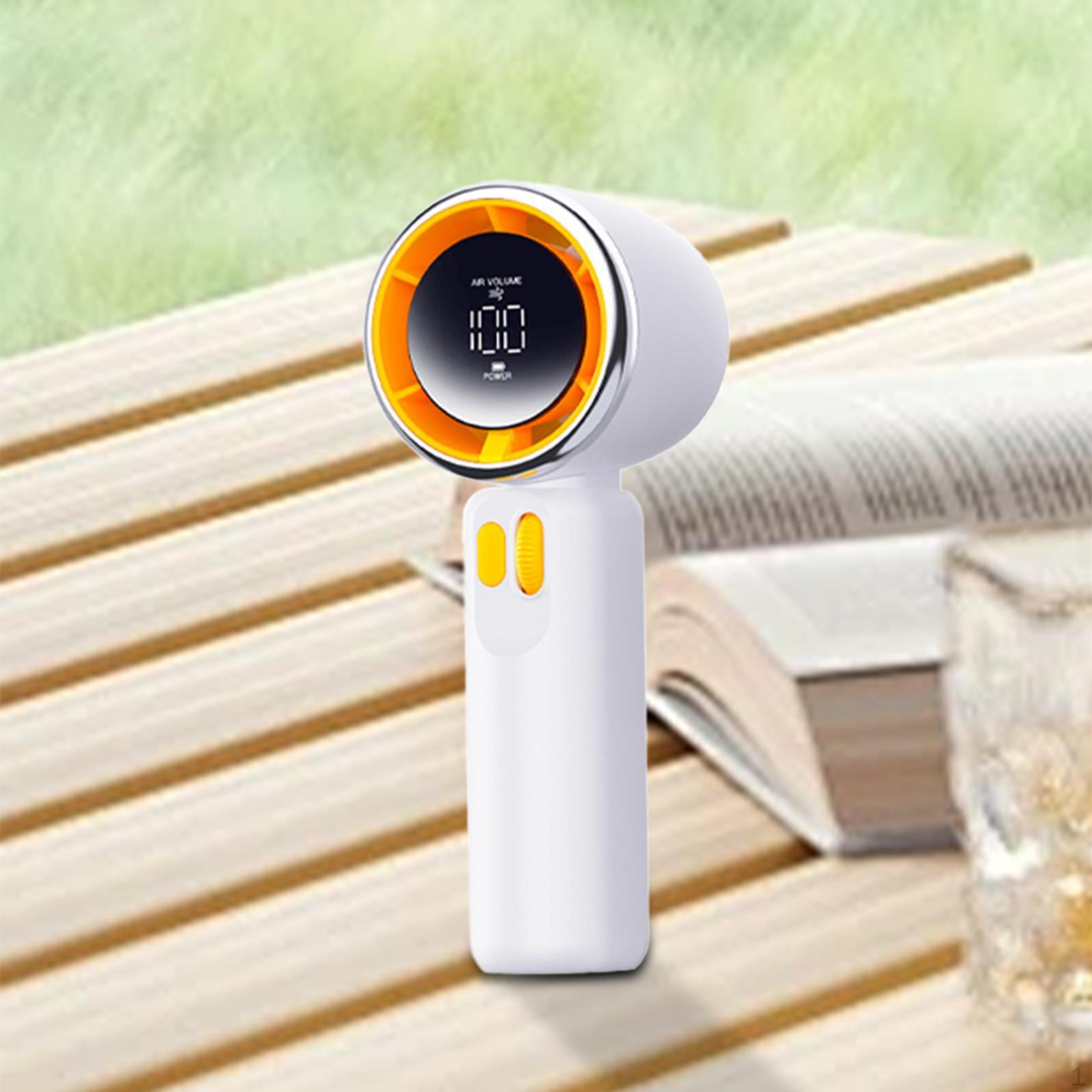 

Портативный ручной вентилятор настольный 100 скоростей регулируемое компактное охлаждающее устройство для