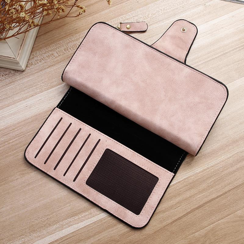 Wallet Women Leather Luxury Card Holder Clutch Casual Women Wallets Zipper Pocket Hasp Ladies Wallet Female Purse