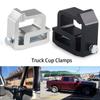 Aluminum Truck Canopy Clamps Heavy-Duty Secure Camper Shell Mounting Clamps Fastener Black/Silver Truck Cap Mounting Clamps