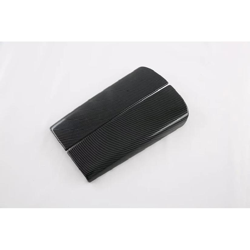 For BYD Tang II EV Tan EV   Car Accessories Carbon Fiber Style Middle Row Armrest Box Cover