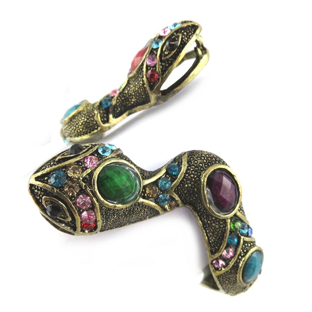 Les Trésors De Lily [N0228] - Designer-Armband 'Bohemian Rhapsody' tutti frutti (Schlange)