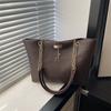 Retro Commuter Texture Chain Shoulder Bag Winter New, Underarm Bag Fashionable Tote Bag