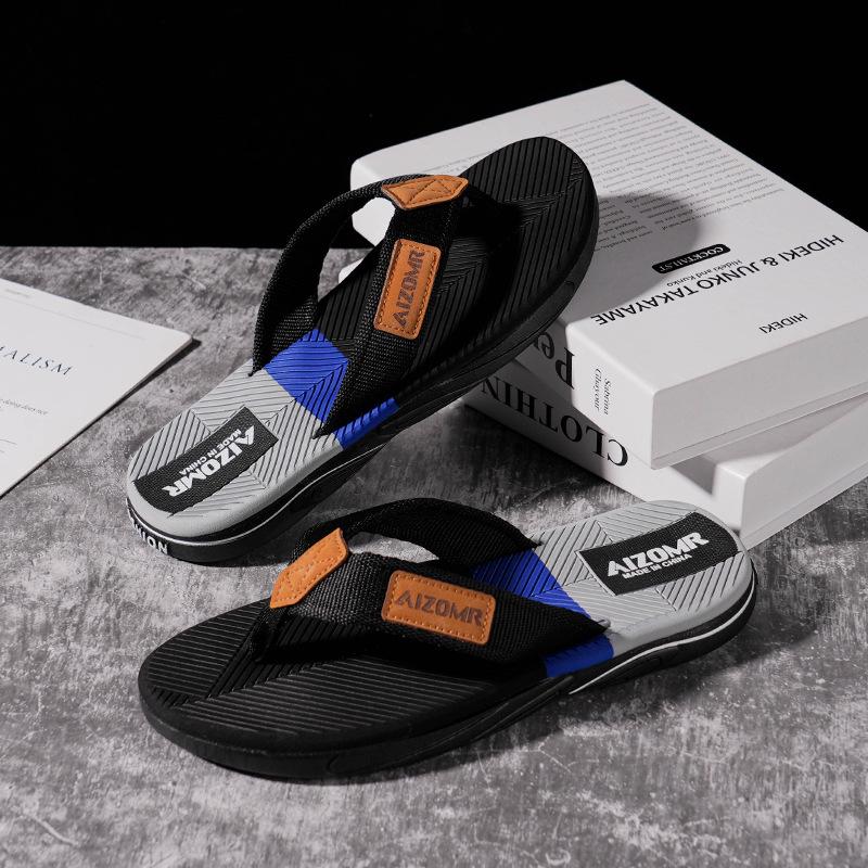 Cool Road 2026 Men's Non-Slip Odorless Flip-Flops: Durable Casual Beach Sandals
