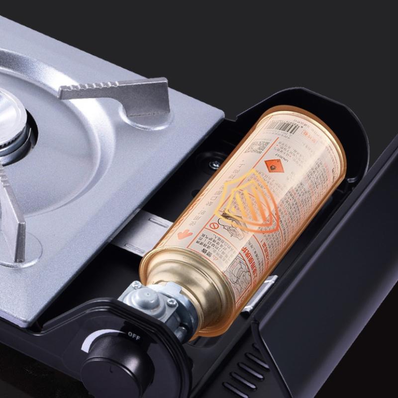 Portable Outdoor Cassette Stove Butane Gas Stove For  Pot Bbq Camping Cooking Lightweight Compact Design Portable Gas Stove