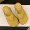 Fashion Flats Platform Women Slippers Clip Toe Fashion Shoes Luxury Dress Woman's Sandals 2025 New Summer Flip Flops Chanclas De Mujer