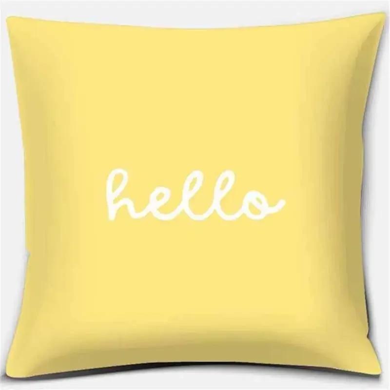 

Ярко-желтая простая геометрическая серия подушек, подарок, украшение для дома, офиса, спальни, дивана, автомобиля, чехол для подушки 66x66cm бордовый