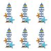 10pcs Luxury Cruise Ship Embroidery Patch Sea Trip Blue Whale Iron On Patches For Clothes Jackets Backpack Sew Stickers Badge 
