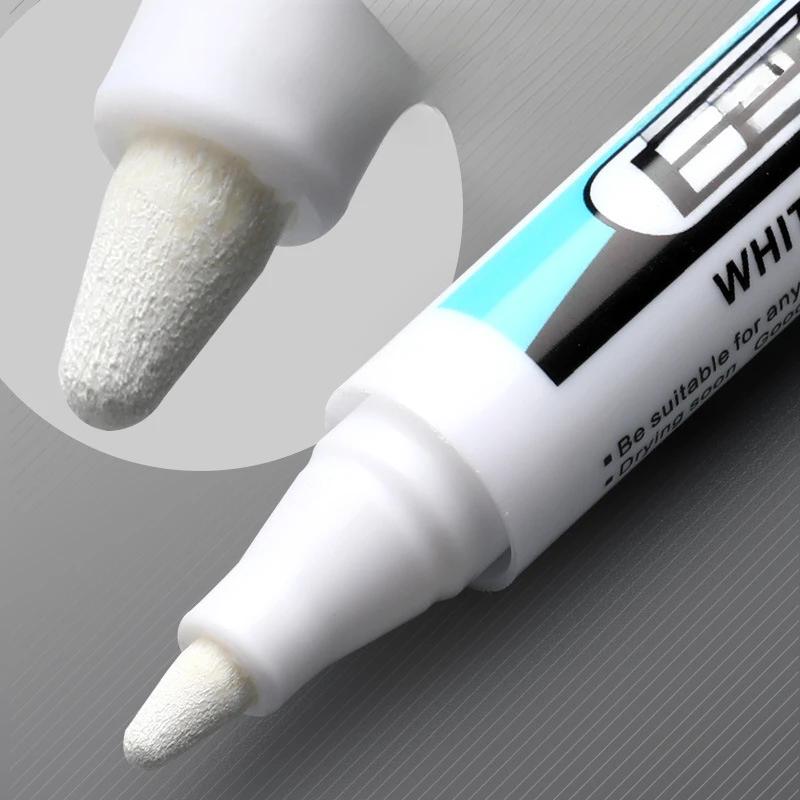 10pcs White Marker Pen, Oily Fine Tipped Marker Pen, Waterproof and Non Fading Paint Markers  Art Supplies classroom supplies