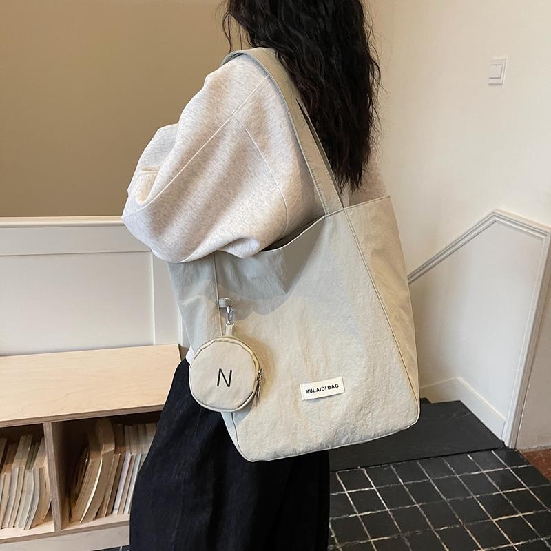 Einfarbige Handtasche Damen Umhängetasche Pendler Unterarmtasche