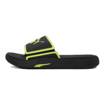 Softride Sandal Comfortable Slide Sandals Men Footwear Black Green 382111-20
