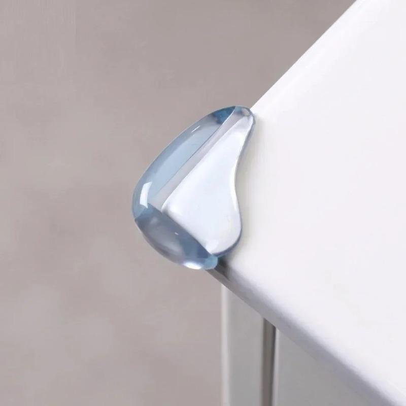 10 pièces Protecteur en Silicone de Sécurité Bébé Table Meubles Coin de Bureau Enfant Couvercle de Protection Bordures Enfants Doux Protections Anti-collision