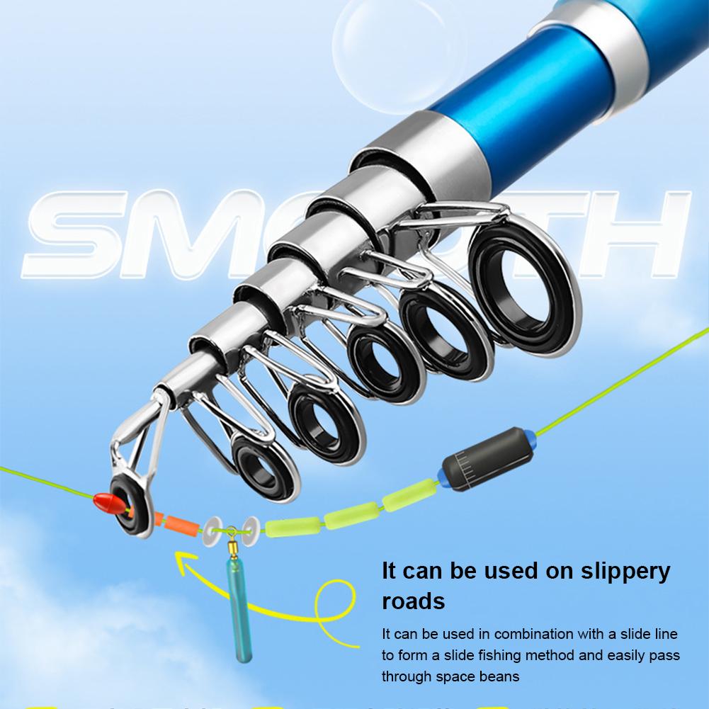Telescopic Fishing Rod Ultralight Travel Fishing Rod Travel Surf Rod for Saltwater and Freshwater