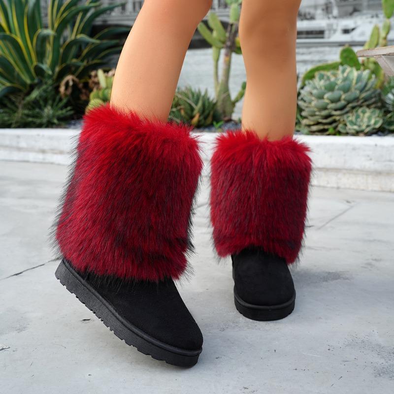 Fashion 2025 New Snow Boots Women's Warm Cotton Shoes Low Top Non-Slip Short Fashion
