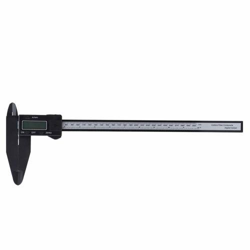 150mm/300mm Digital Electronic Caliper Carbon Ruler with Long Jaw Measuring Tool for DIY/Home Use with Large LCD Screen (300mm Long Claw Carbon Ruler)