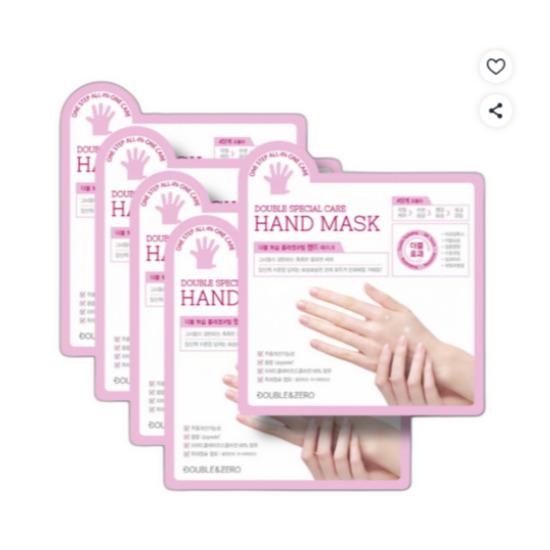 Double & Zero Double Moisture Collagen Coating Hand Mask Pack Intensive Hydrating Gloves 20g x 5ea