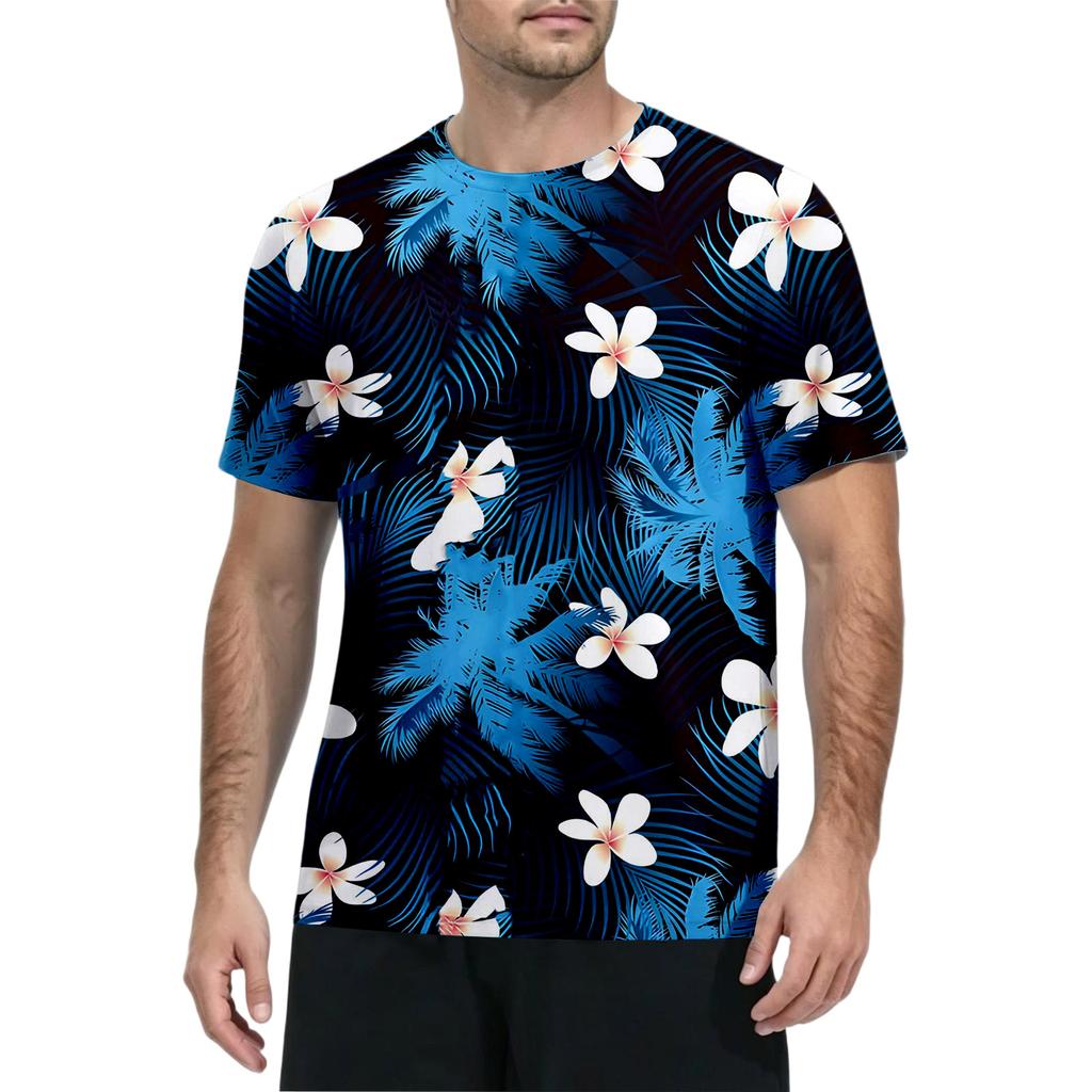 T-shirt à manches courtes à séchage rapide pour homme - Haut athlétique léger anti-UV pour la pêche en extérieur et les activités de gym