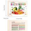 Colorful Fruit Bath Salt Ball 6-piece Set, Cleansing Body Fragrance Bath Salt Ball Skin Care Products