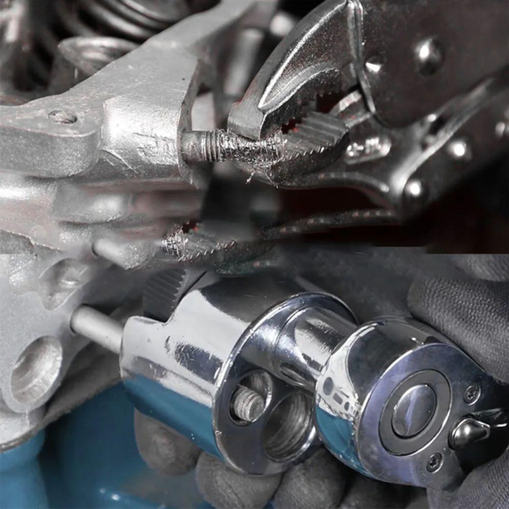 Square Joint Broken Bolt Extractor Silver Finish Bolt Extractor  Removing Broken Bolts