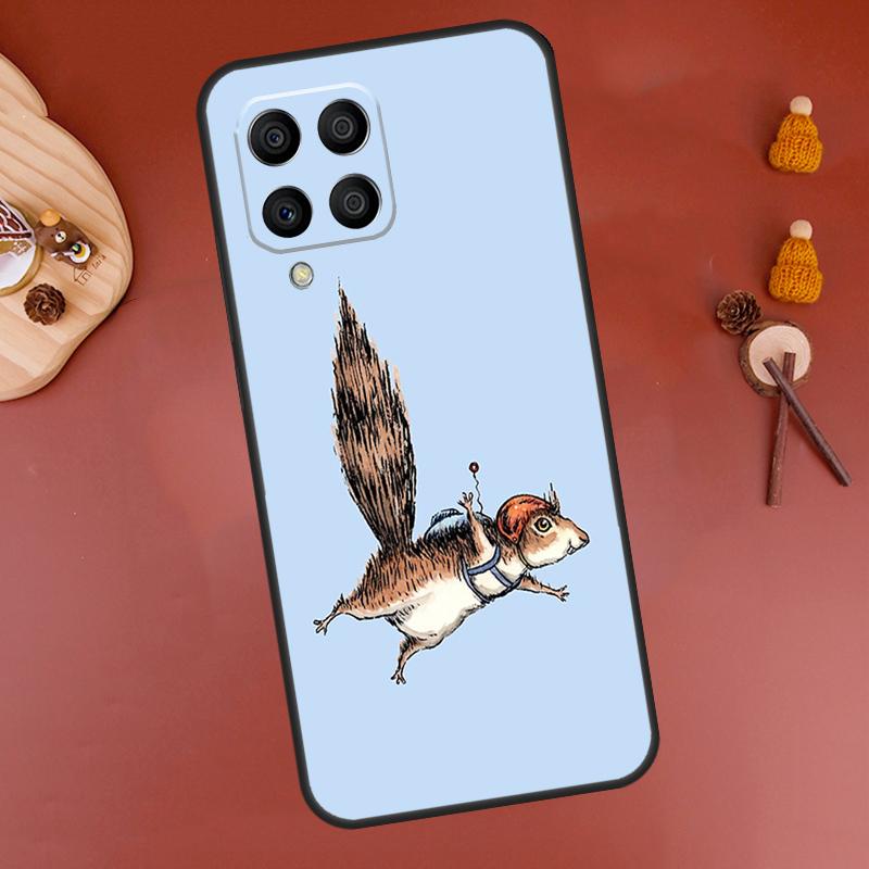 Cartoon Animal Squirrel Case For Samsung Galaxy M32 M12 M52 M21 M31 M15 M55 M56 M36 M16 M06 M13 M33 M53 M14 M34 M54