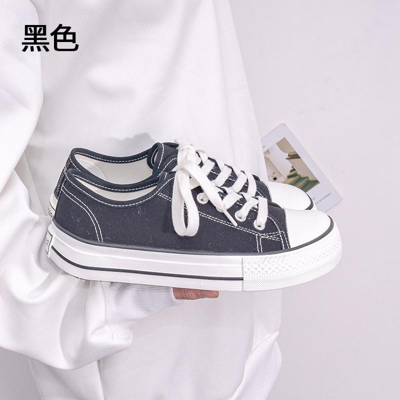 Breathable spring new platform canvas shoes student casual board shoes ins tide 35