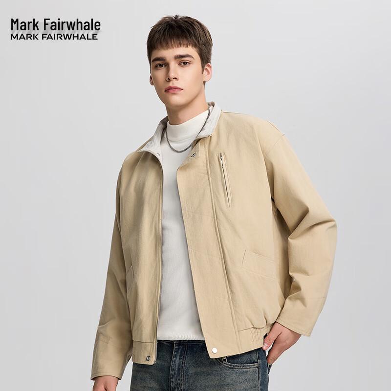 Мужская минималистичная повседневная куртка Mark Fairwhale 3XL абрикосовый
