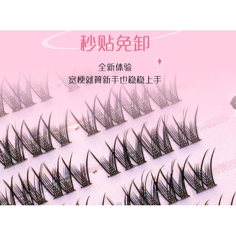 LuxeFlutter - Glue-Free Natural Cluster False Lashes
