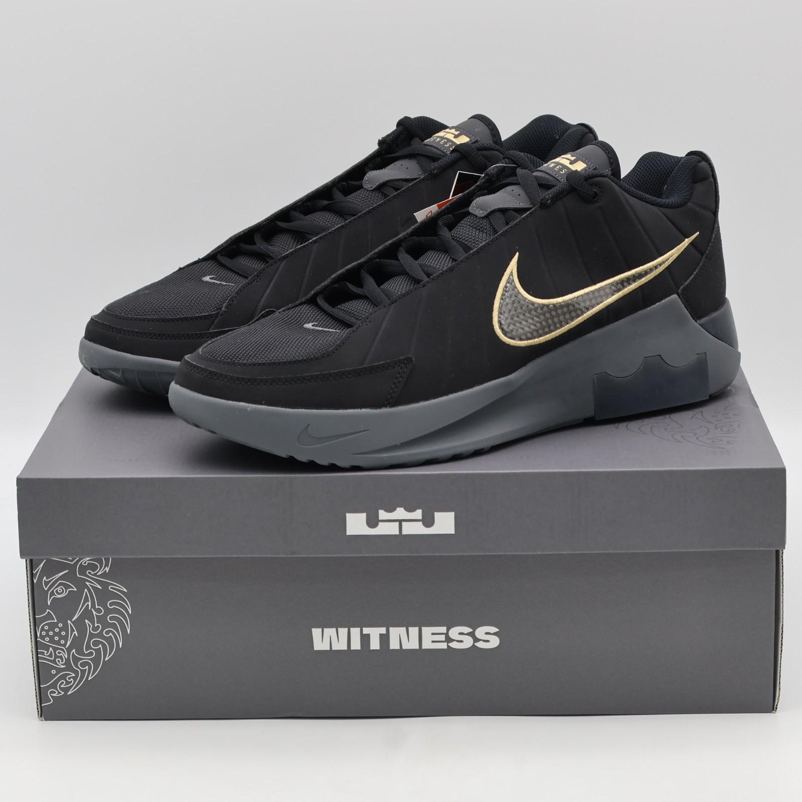 HQ8035-003 Nike LeBron Witness IX EP Black Iron Grey (Men s) 4