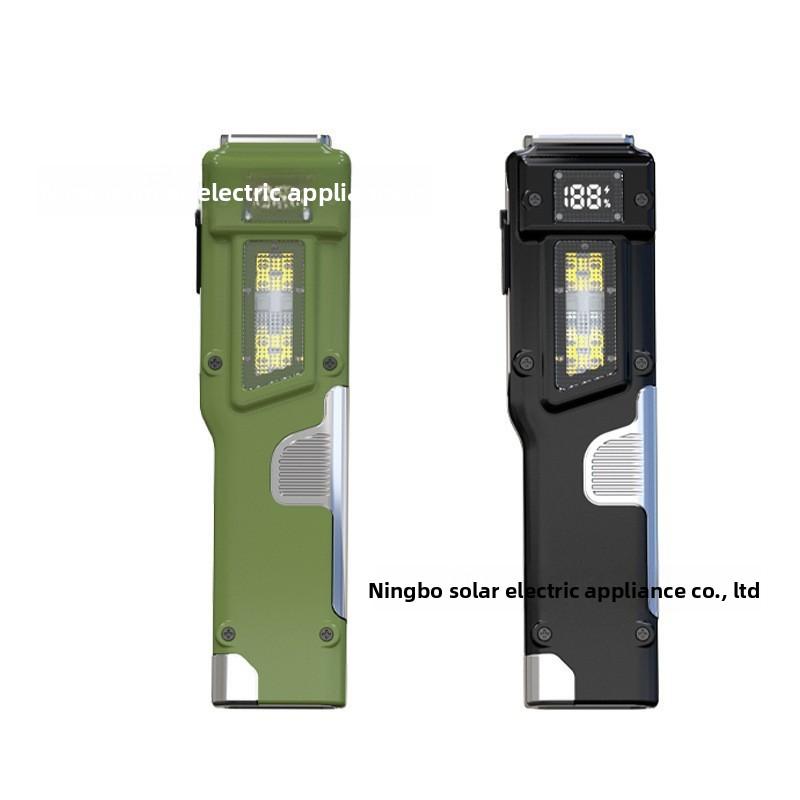 Multifunctional Tactical Flashlight Super Bright with Digital Power Display Portable Hand Torch, Waterproof Outdoor Work Light