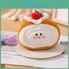 Cute Cartoon Swiss Roll Cake Plush Toy In Strawberry Flavor Perfect For Gifts
