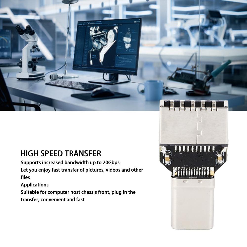 Compact Size USB Type C Converter Plug and Play USB 3.0 Type C Adapter Type E Adapter  Workstation