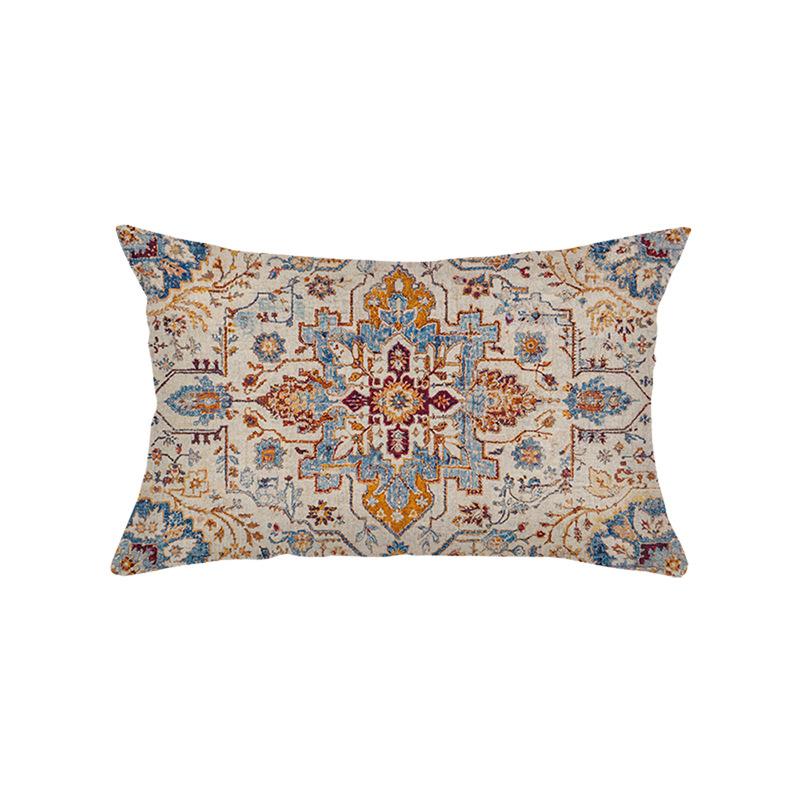 

Наволочка на поясничную подушку в богемном стиле, праздничное украшение атмосферы, подушка для дивана в гостиной, полиэстеровая наволочка с принтом 30 * 50Cm (excluding pillow core)