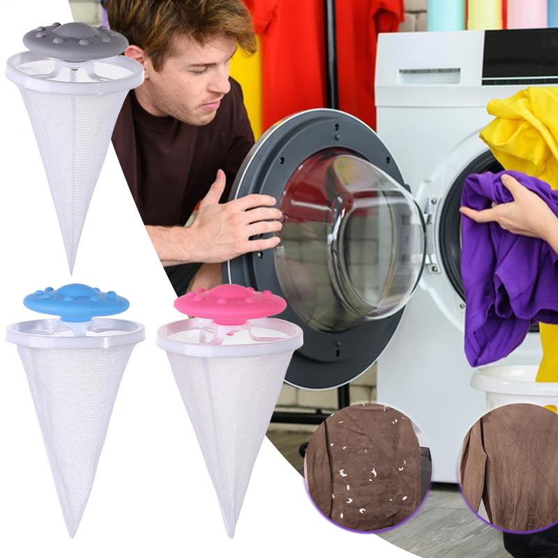 Floating Hair Filtering Mesh Removal Pet Hair Remover Filtering Mesh For Laundry Household Lint Trap Hair Filter Net Washing
