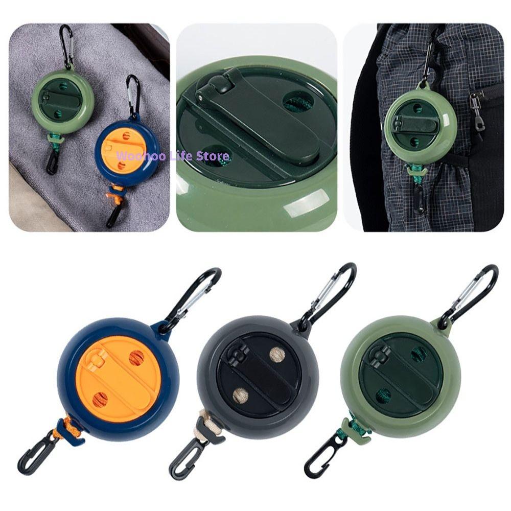 Portable Retractable Clothes Line for Travel Camping Windproof Invisible Outdoor Drying Line No Hole Needed for Business Trip