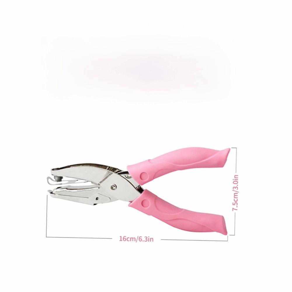 8 Sheet Capacity Handheld Hole Punch Metal Hole Punch Single Hole Puncher Greeting Cards