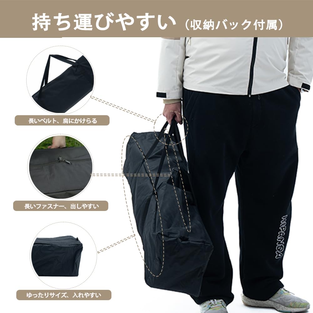 ApeexCanopy Lightweight Tarp X with Storage 3 Level UV Water Disaster Sports Easy Instant Visor Outdoor X One-Touch Tent, 2.5m 2.5m, Bag, Adjustment,